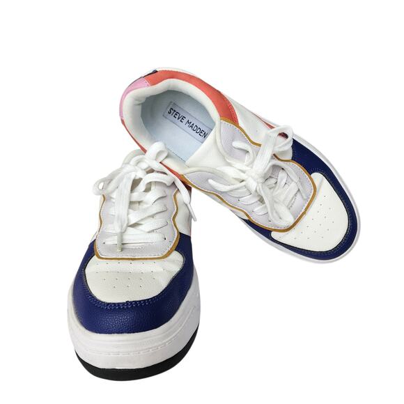 Steve Madden Shoes - Steve Madden Dandy Faux Leather Platform Sneakers 8M